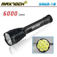Maxtoch SN6X-18 Torch 6000 Lumen High Power Flashlight LED